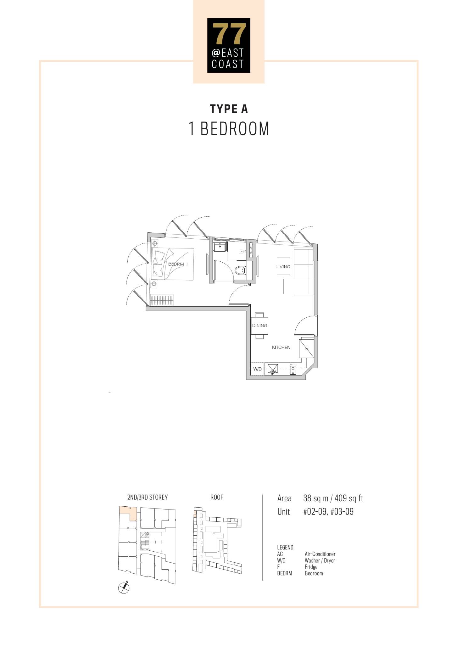 77 @ East Coast 77 Bedroom Floor Plan 1