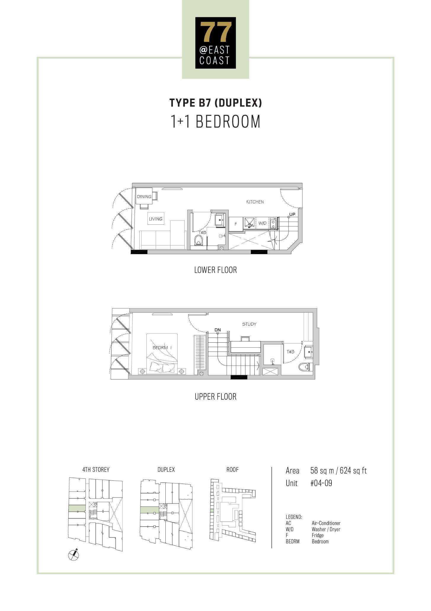 77 @ East Coast 77 Bedroom Floor Plan 15