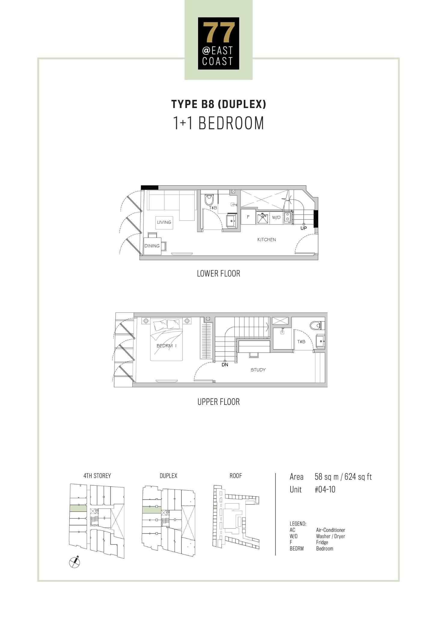 77 @ East Coast 77 Bedroom Floor Plan 16