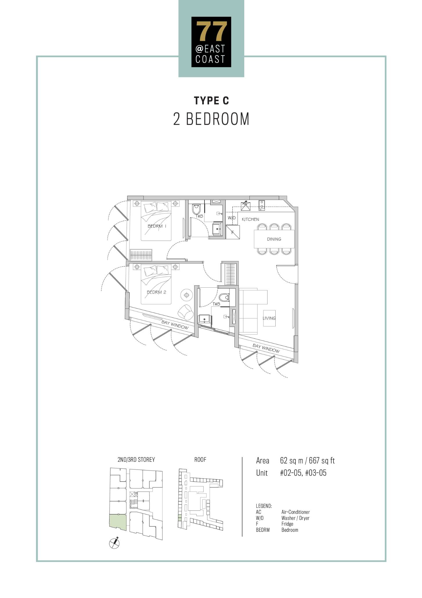 77 @ East Coast 77 Bedroom Floor Plan 18