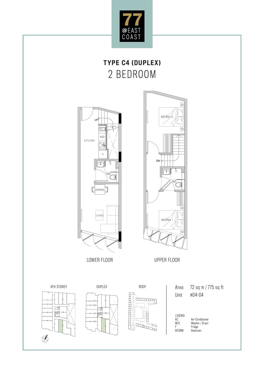 77 @ East Coast 77 Bedroom Floor Plan 22