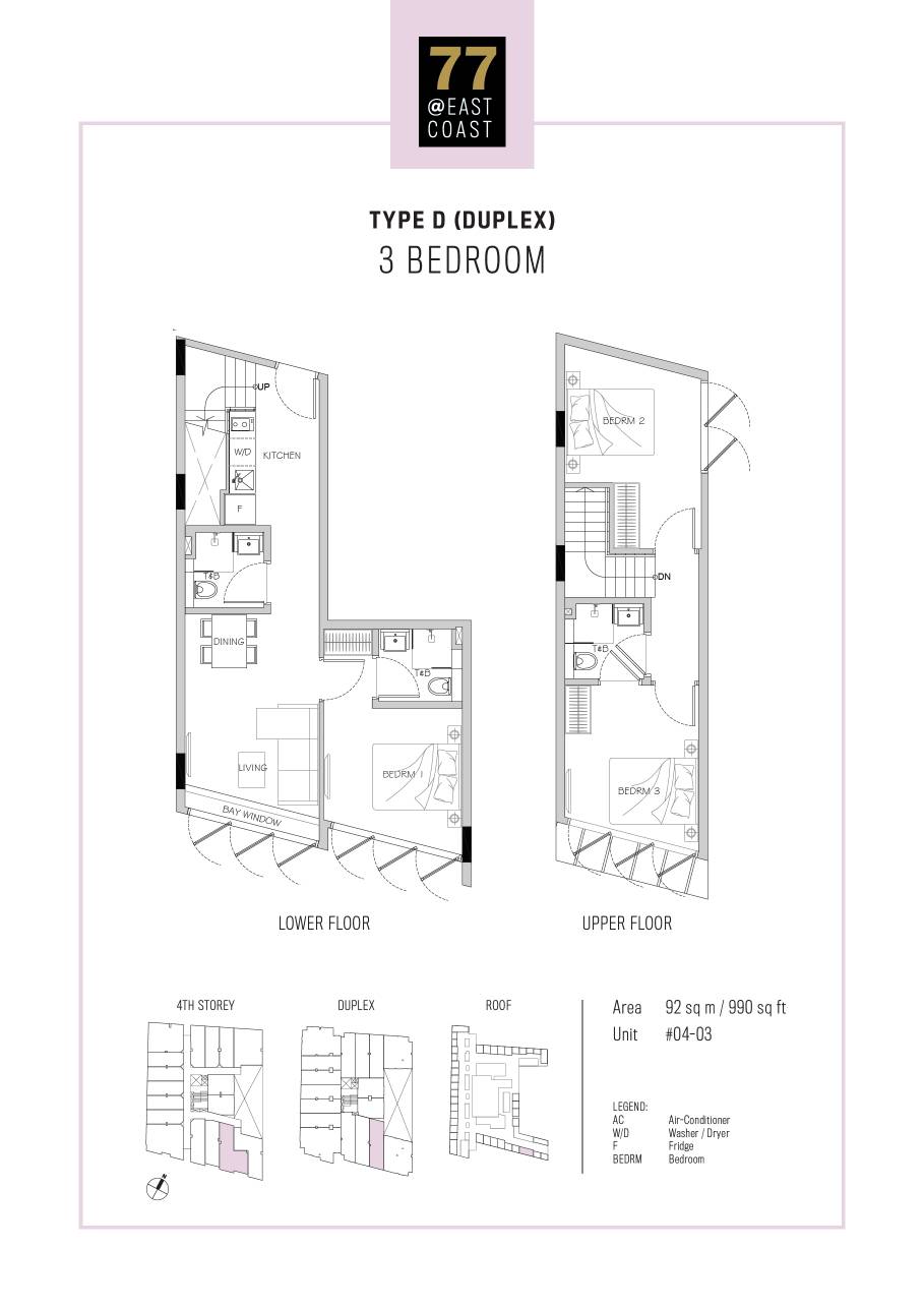 77 @ East Coast 77 Bedroom Floor Plan 24