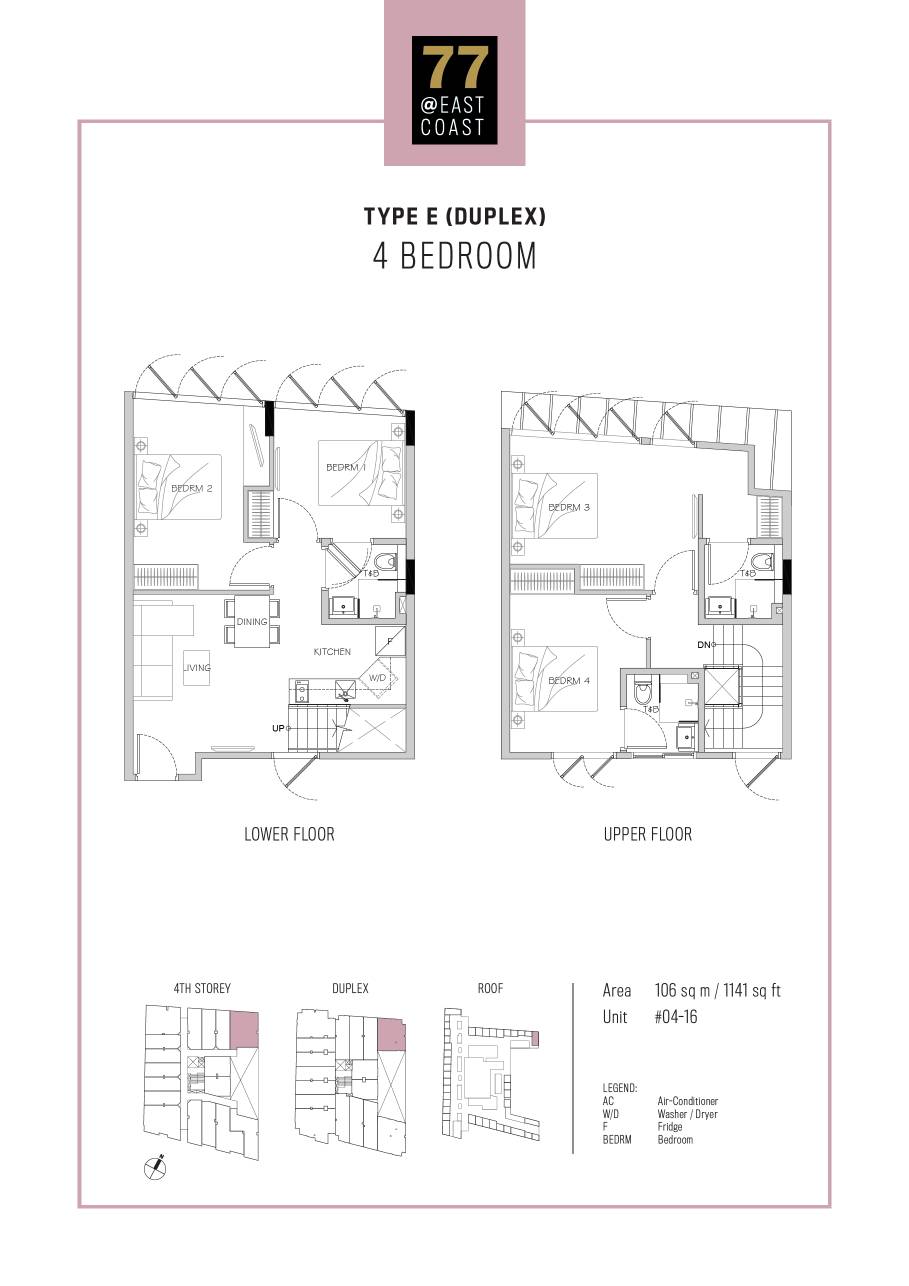 77 @ East Coast 77 Bedroom Floor Plan 26